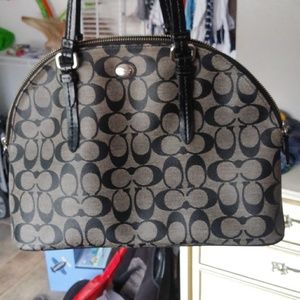 Black Coach dome purse